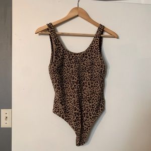 Wilfred leopard print bodysuit, great condition
